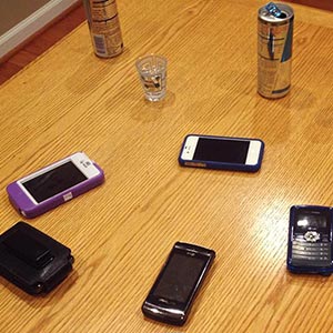Cell Phone Roulette Drinking Game