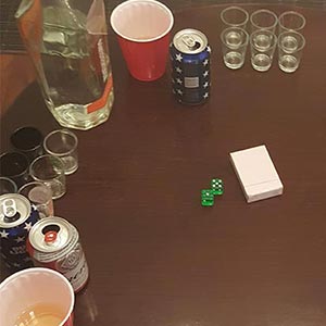 NFL Draft (Card) Drinking Game