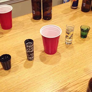 Pyramid (Coin) Drinking Game