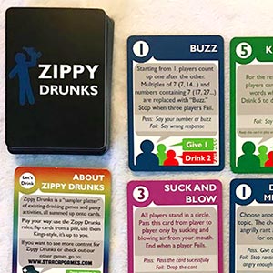 Zippy Drunks Drinking Game