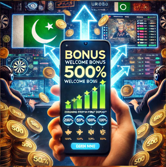 500 percent welcome bonus
