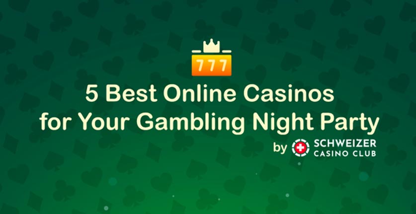 5 Best Online Casinos for Your Gambling Night Party