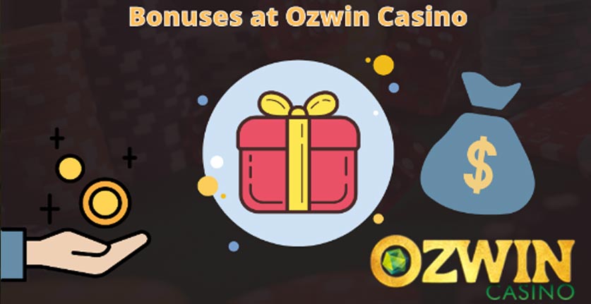 Bonus offers of Ozwin Casino