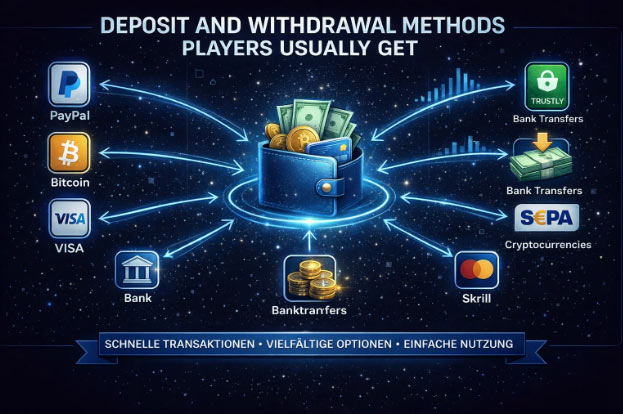 deposit and withdrawal methods