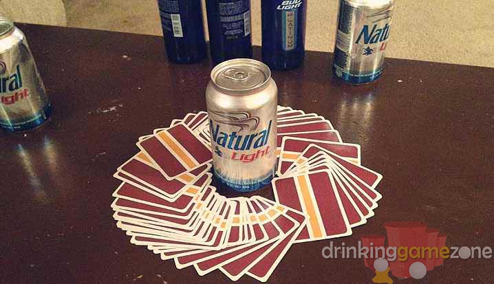 drinking card games king