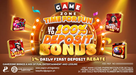 GameZone Deposit Bonus