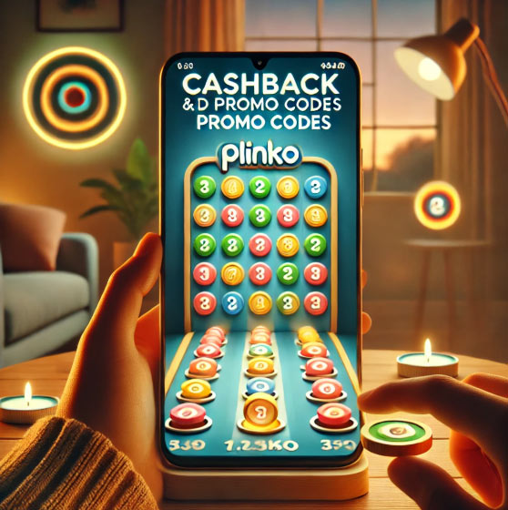 Earn cashback playing plinko