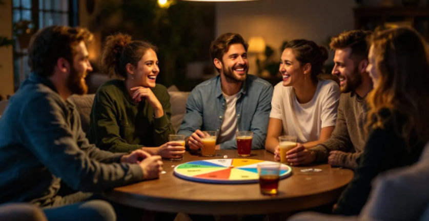 What is a spin drinking game?